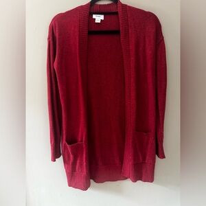 Old Navy Kids Red Cardigan Sweater
